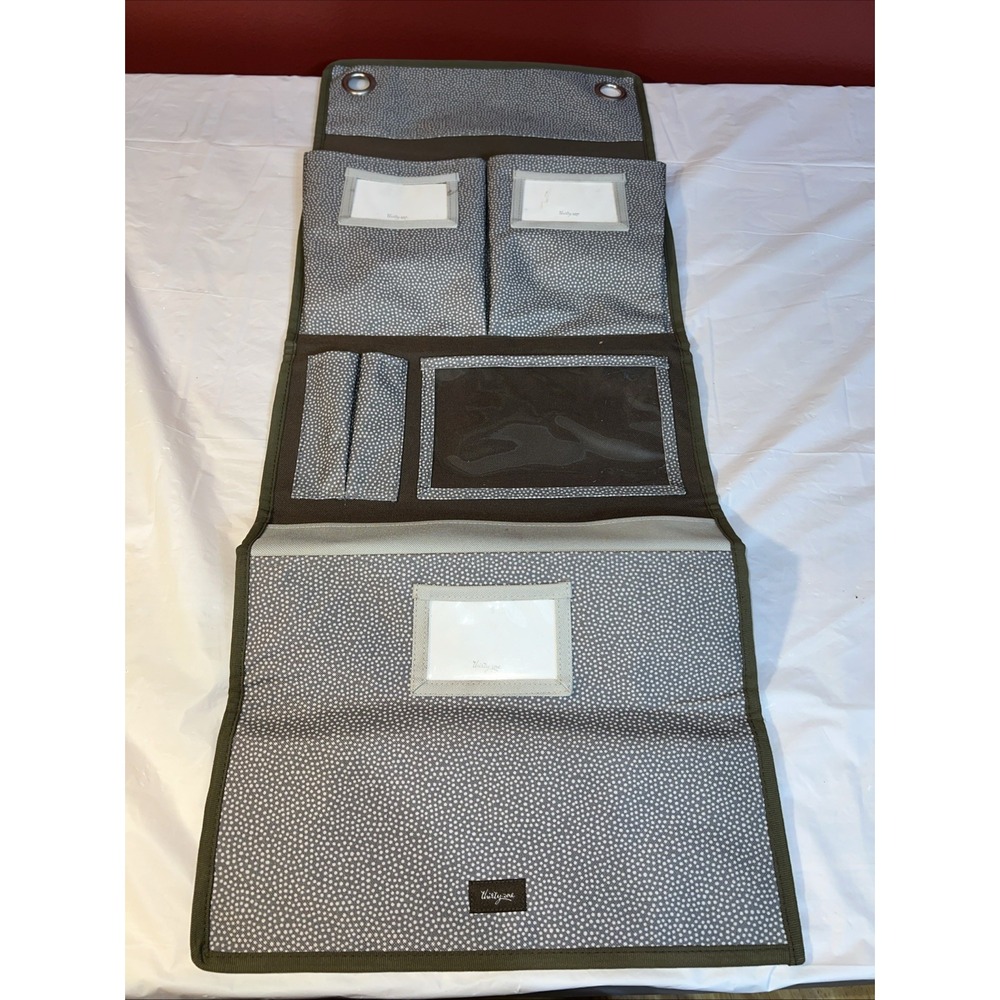 THIRTY-ONE 31 Hang Up Brown Home Wall Organizer Many Pockets
